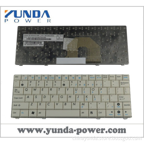 New Brand US Version Laptop Keyboard for ASUS EPC 900HA White Color